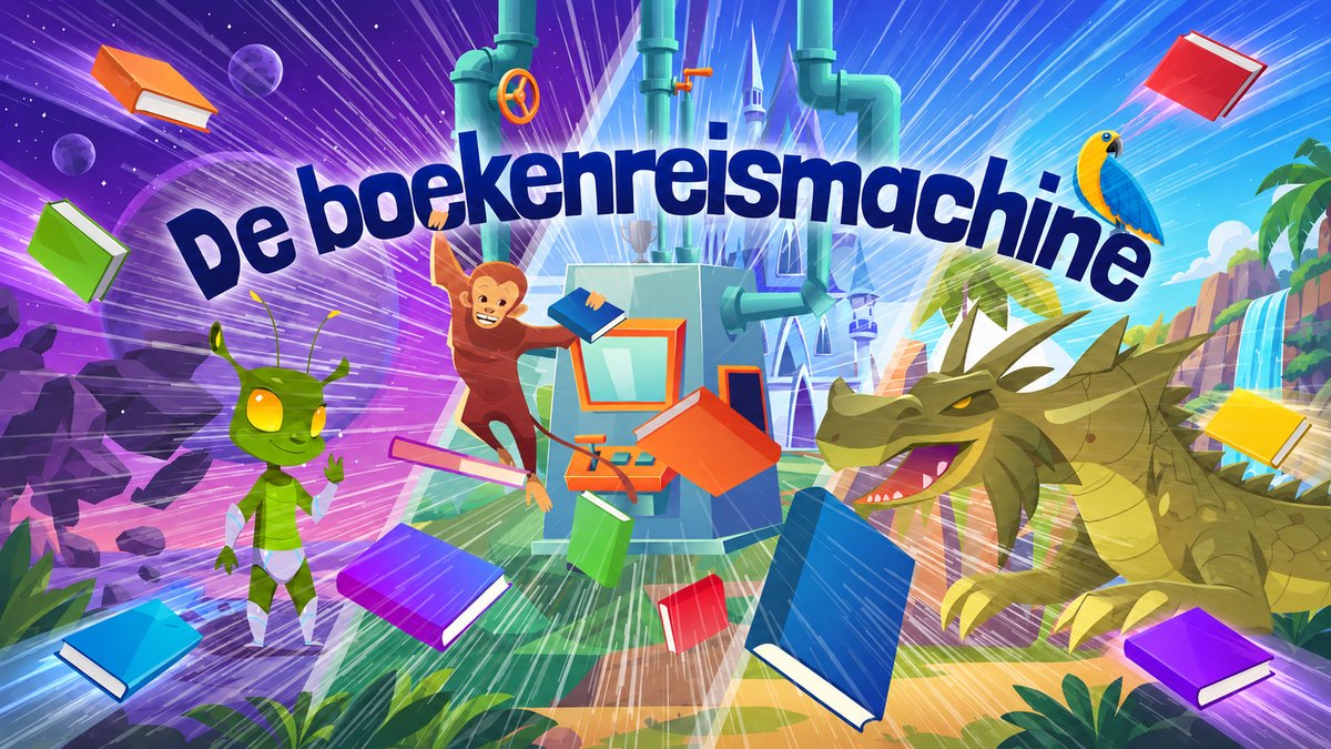 De Boekenreismachine title screen