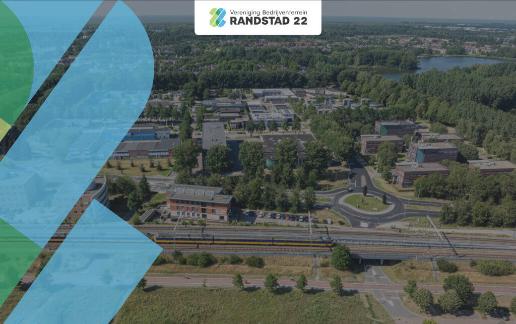 Aerial view of Randstad 22 business park, photo by Maarten Feenstra
